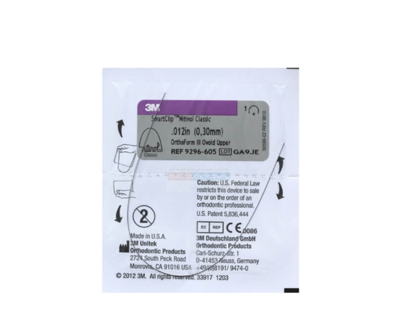 3M ESPE SmartClip Nitinol Classic Archwire