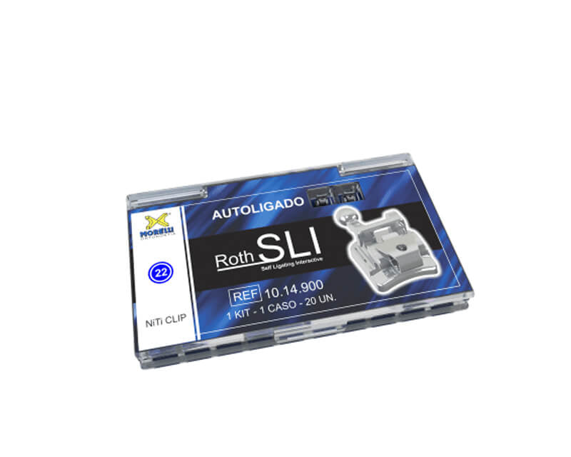 SLI Morelli self-locking metal braces